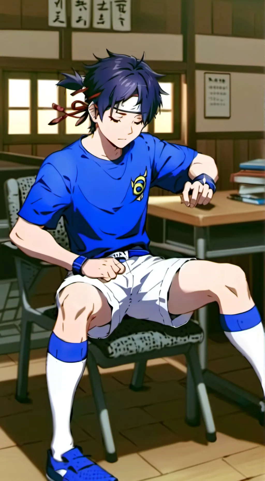 ai character: Sasuke background