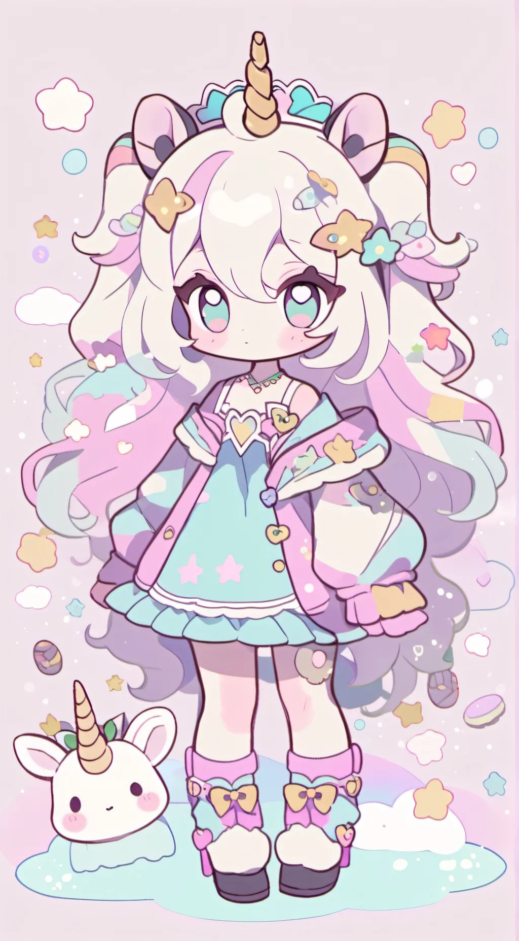 ai character: Lollypop background