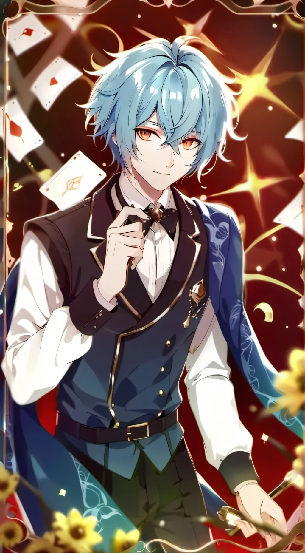 ai character: Rimuru tempest  background