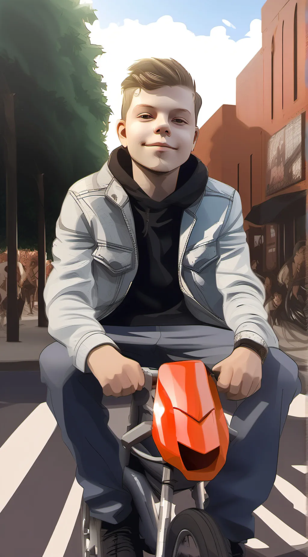 ai character: Parker background