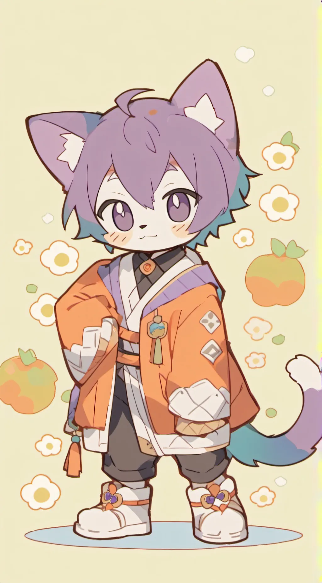 ai character: catnap and dogday background