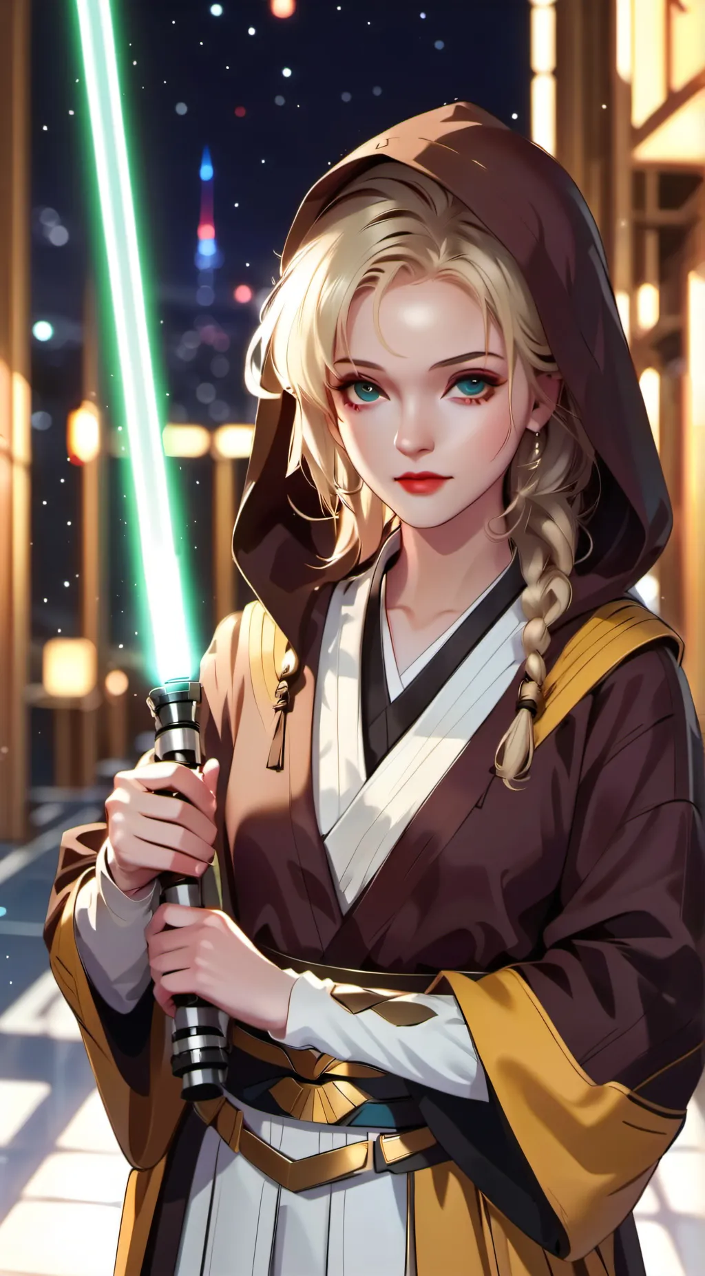 ai character: Tina Fey background