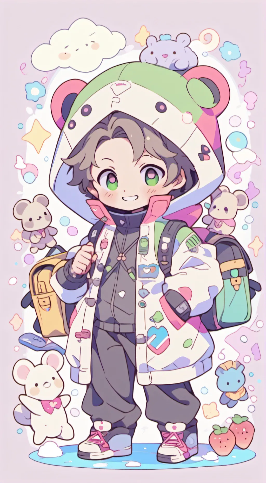 ai character: Zeke-Chan  background
