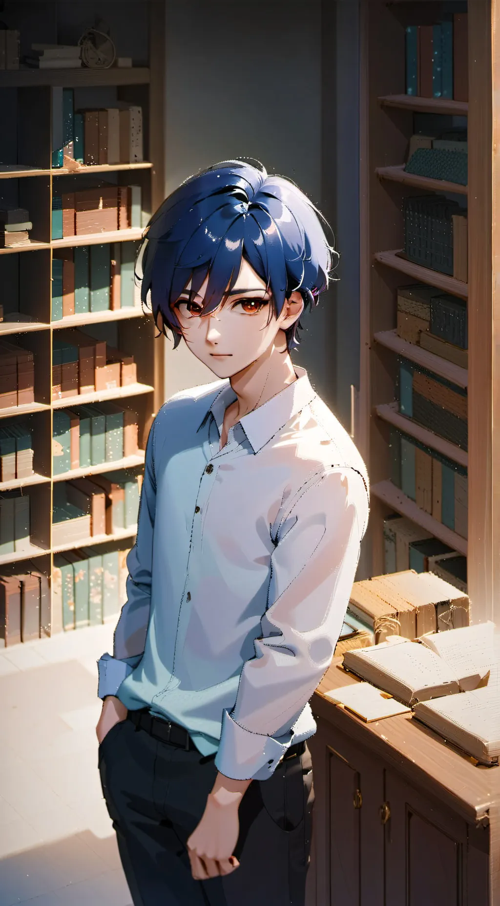ai character: Riley  background