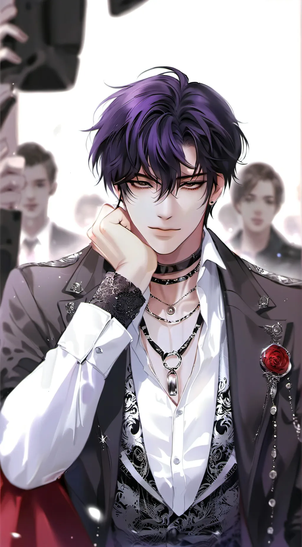 ai character: Levi  background
