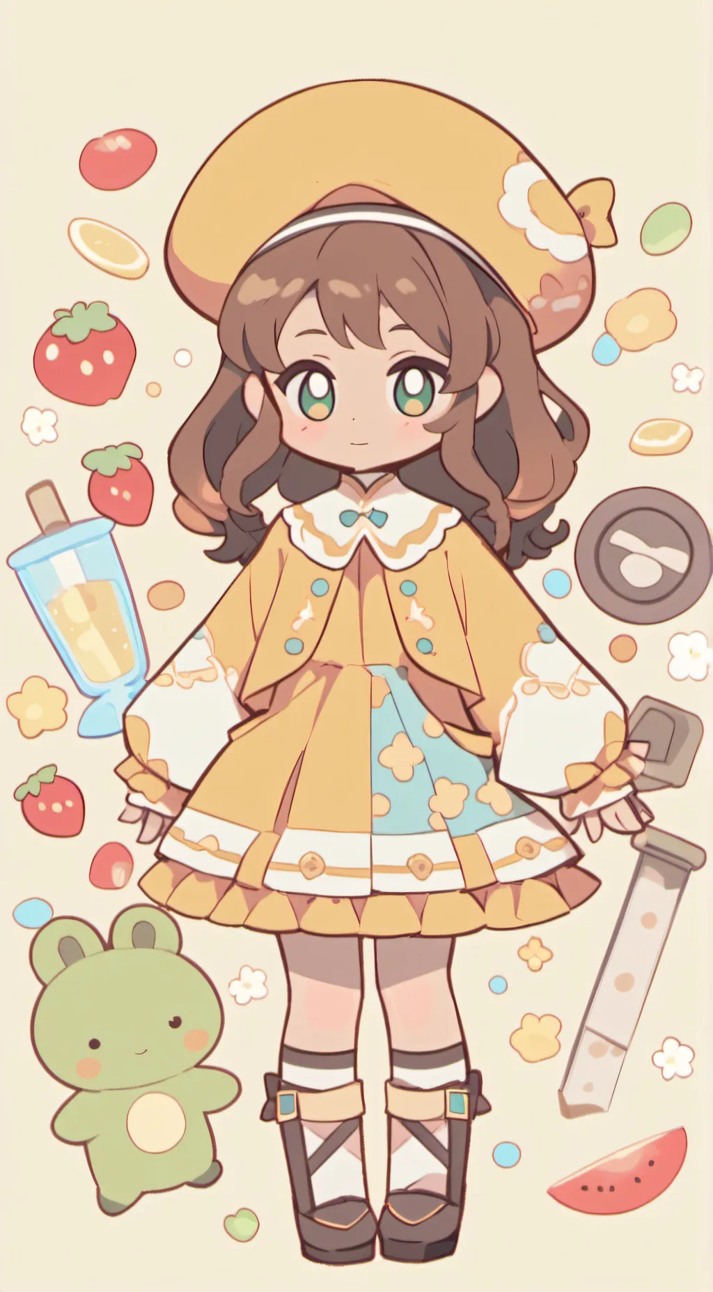 ai character: luna background