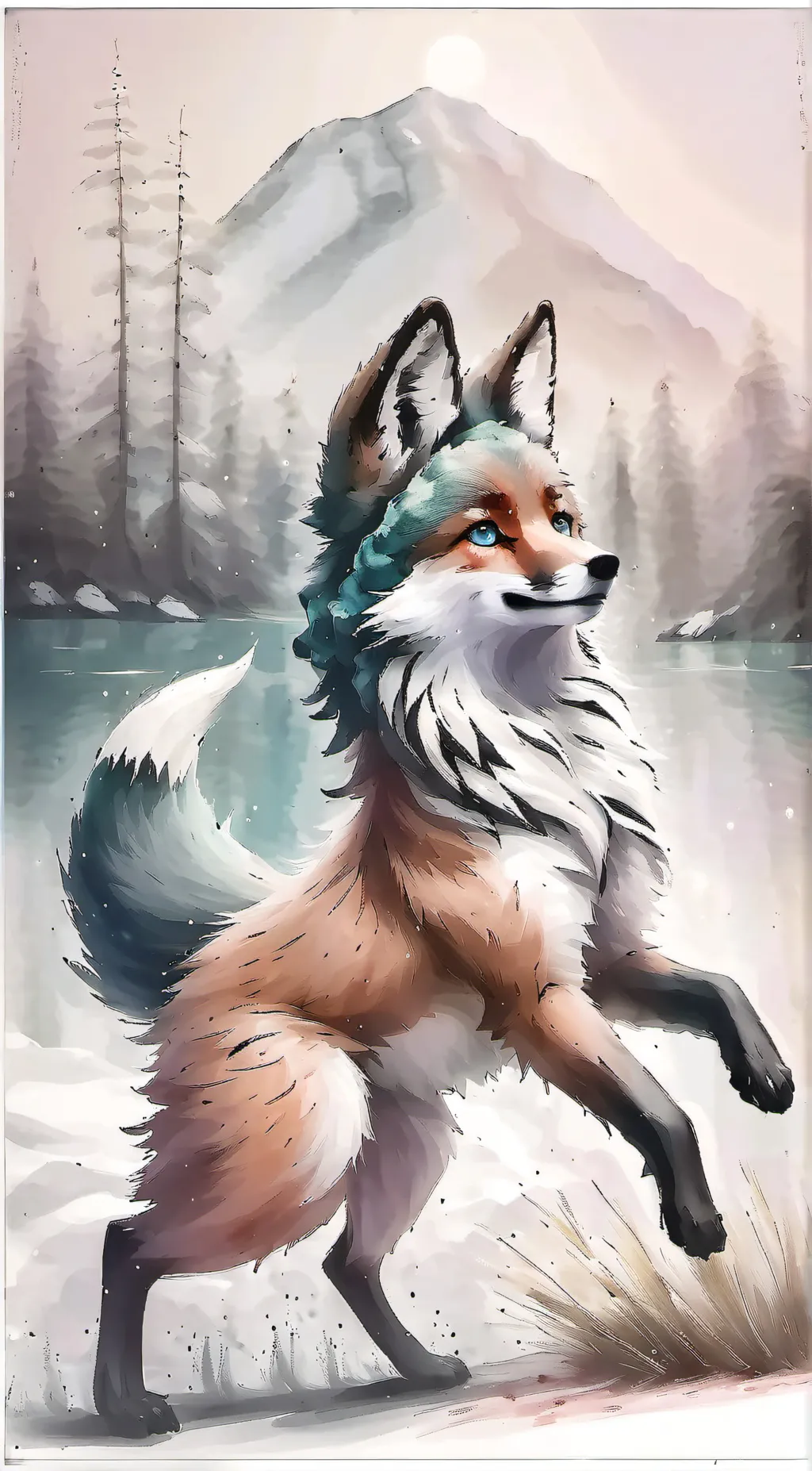 ai character: Hazel the Fox background