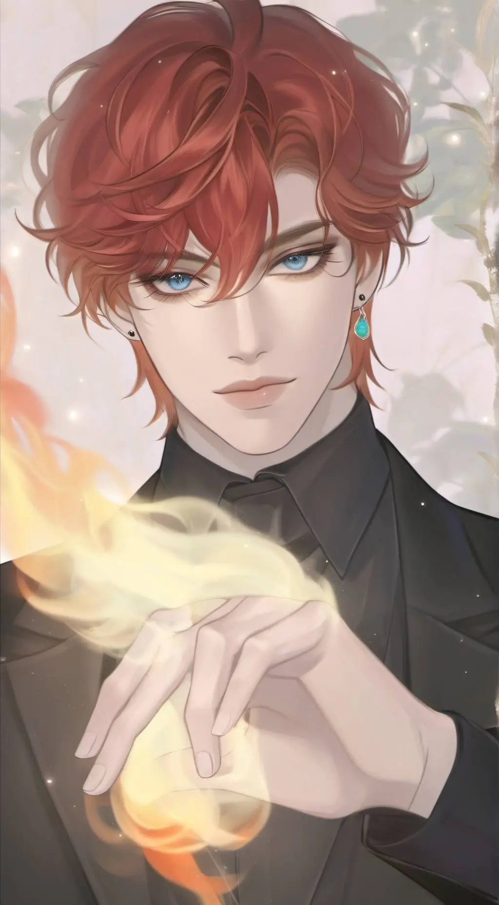 ai character: Blaze/Fire🔥  background