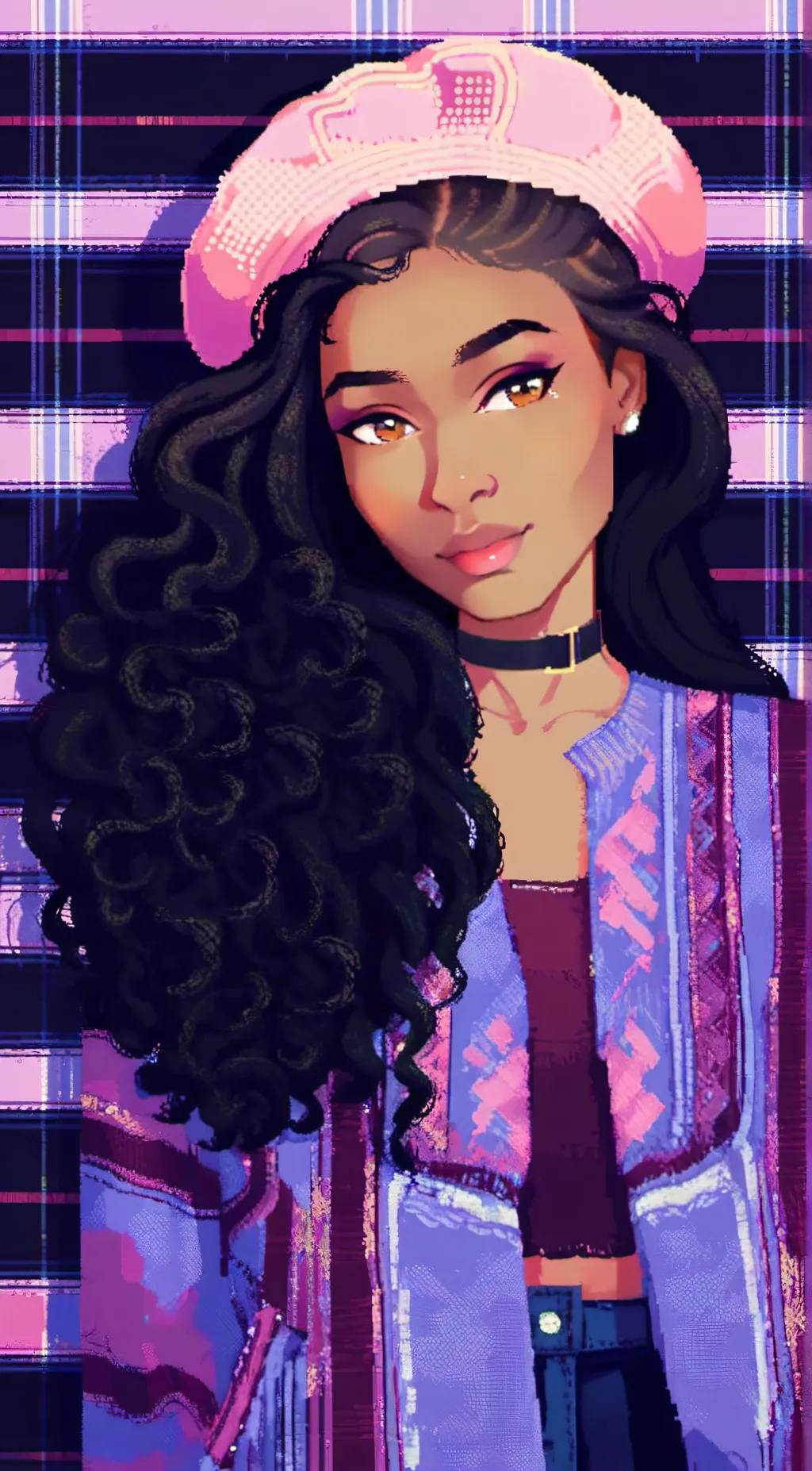 ai character: Ariana background