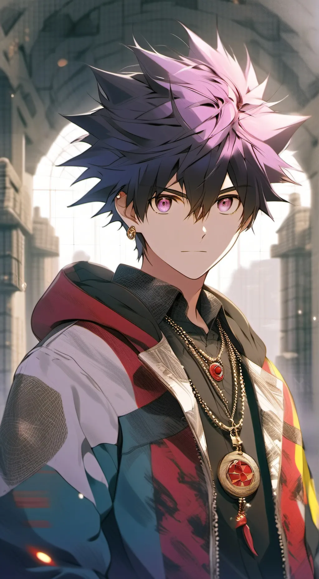 ai character: Yugi Moto background