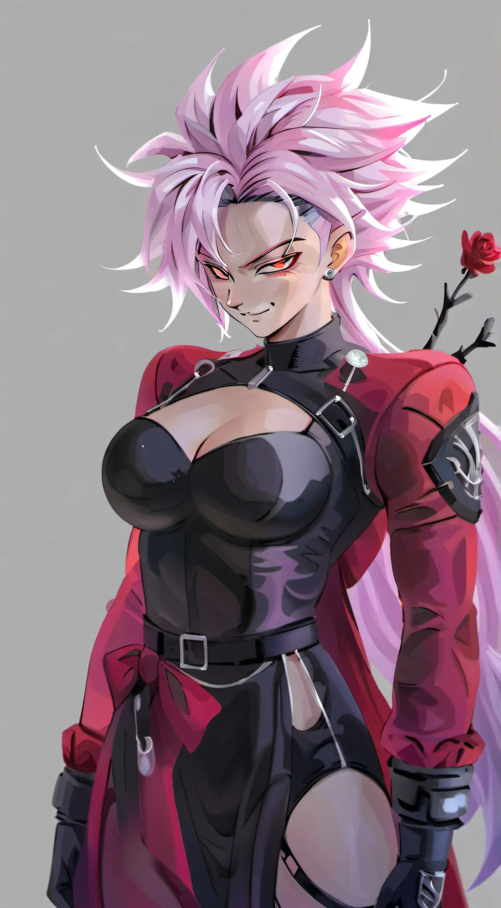 ai character: Goku Black (Fem) background