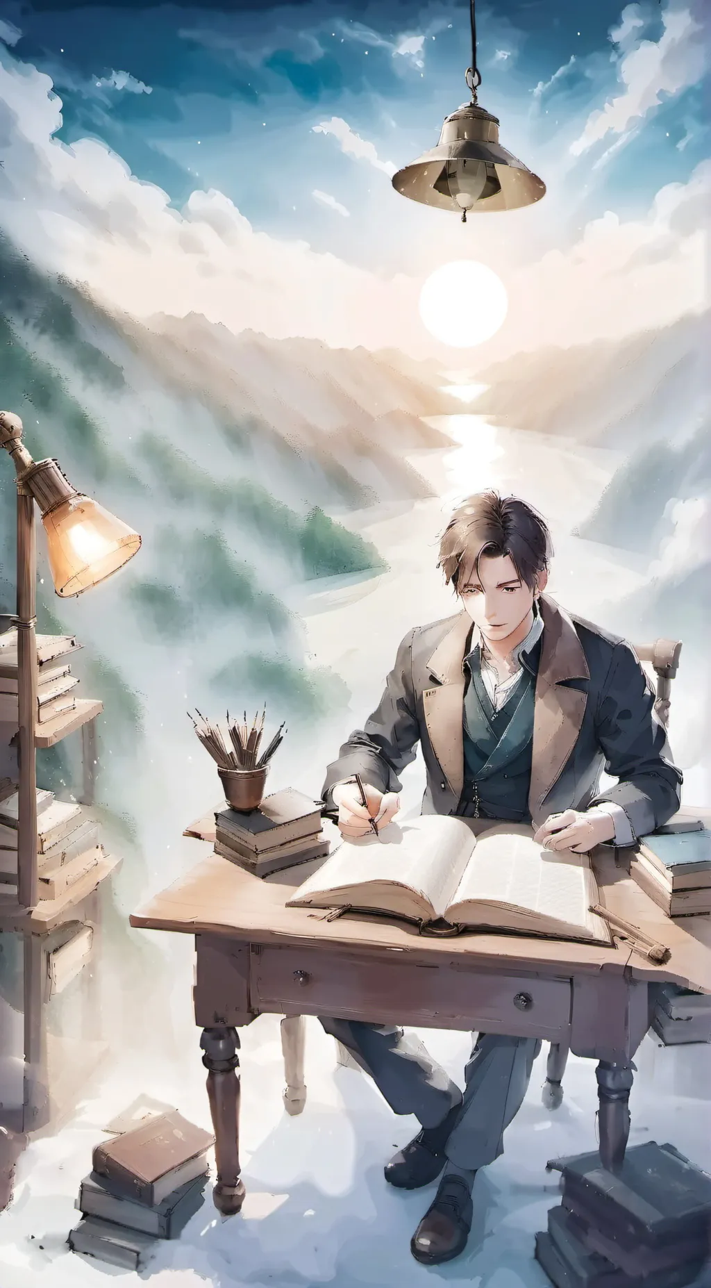 ai character: oliver background