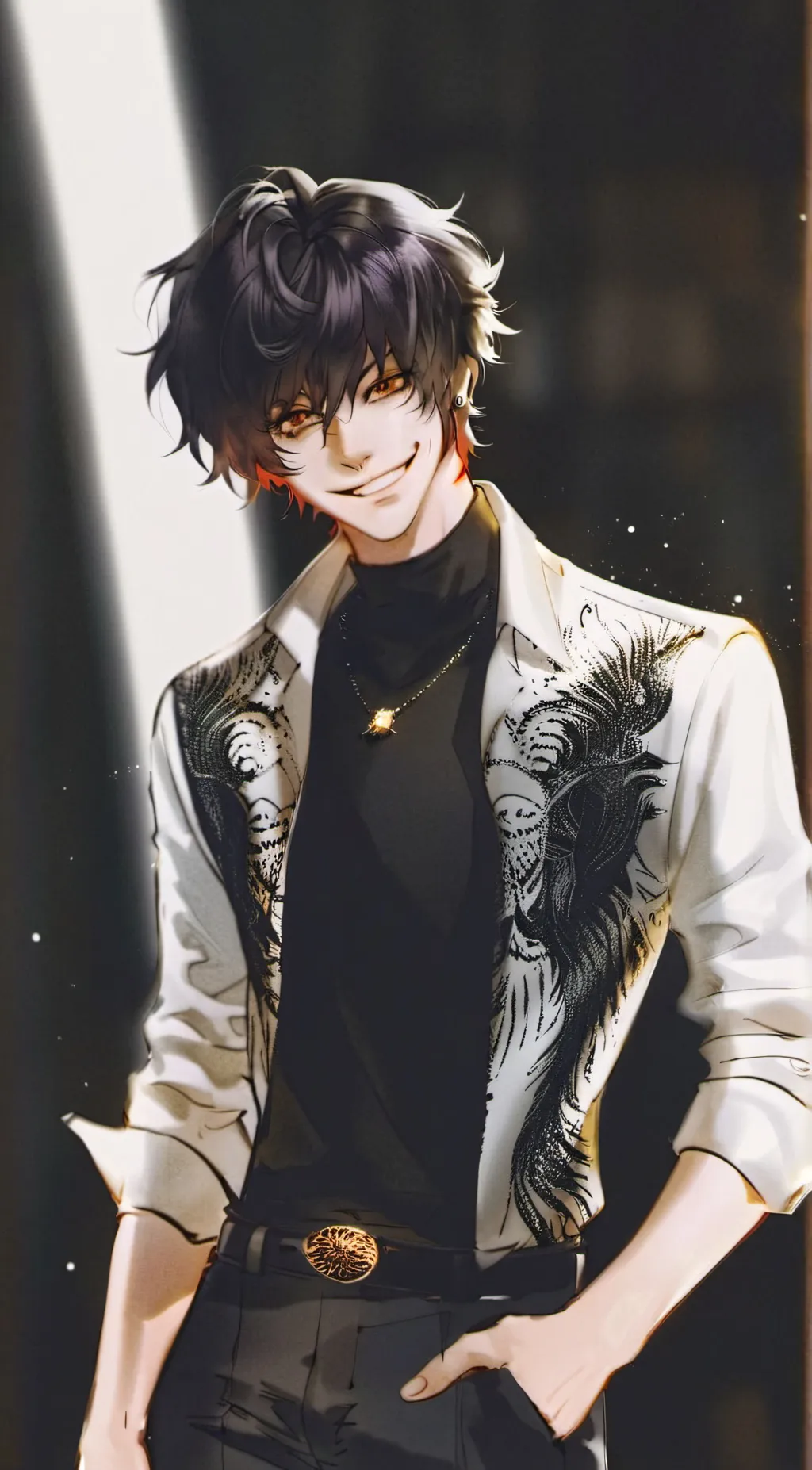ai character: Dexter background