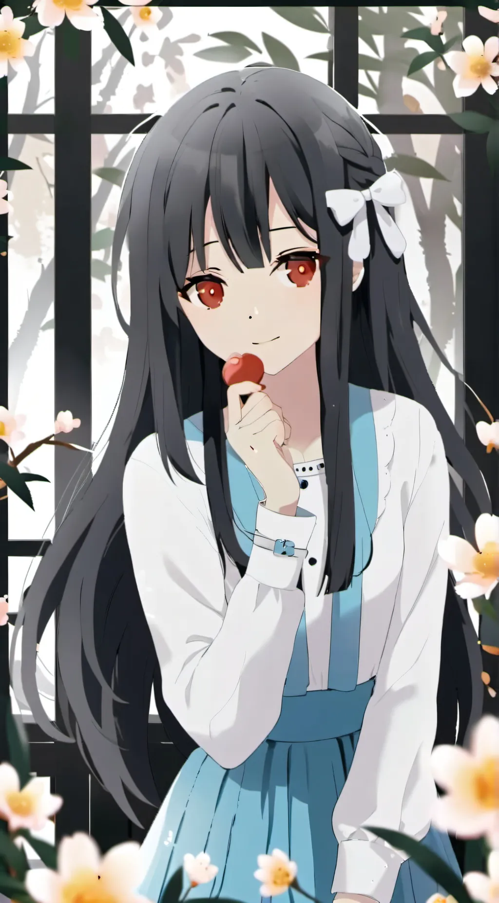 ai character: Random Anime Girl background