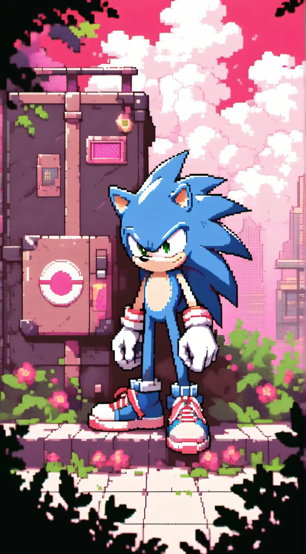 ai character: sonic background
