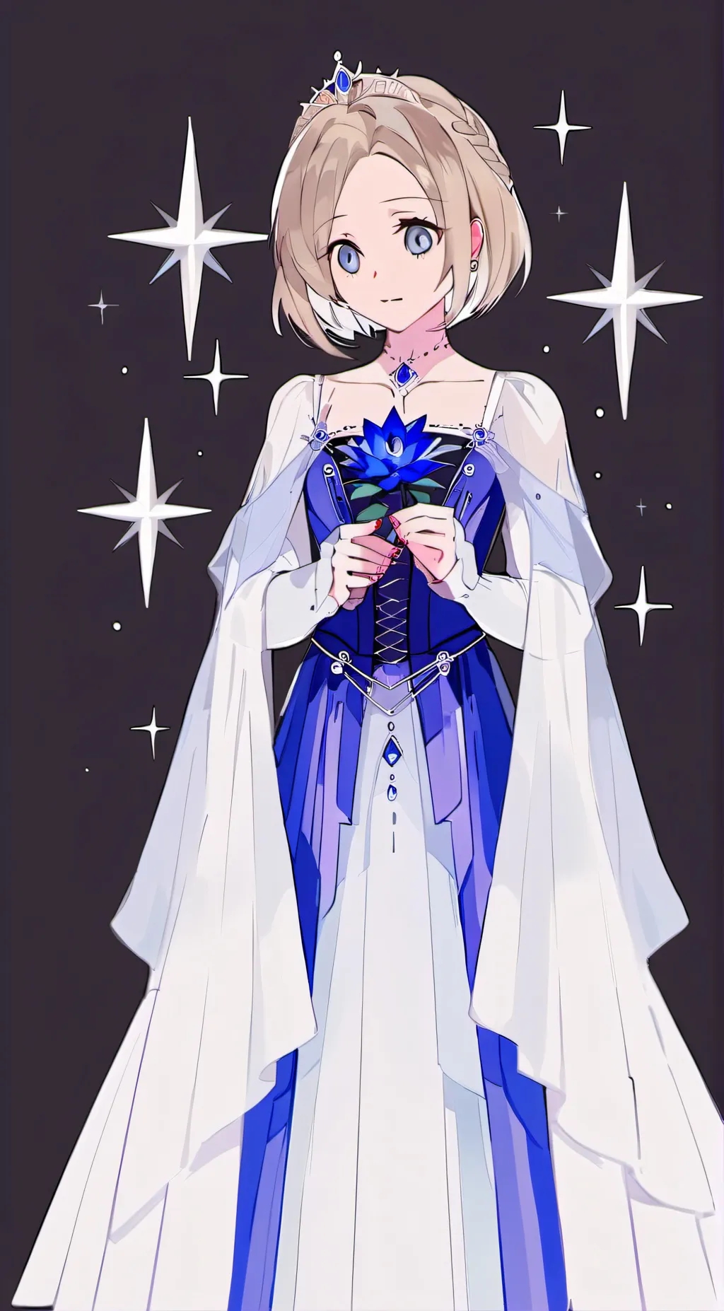 ai character: Frostine  background