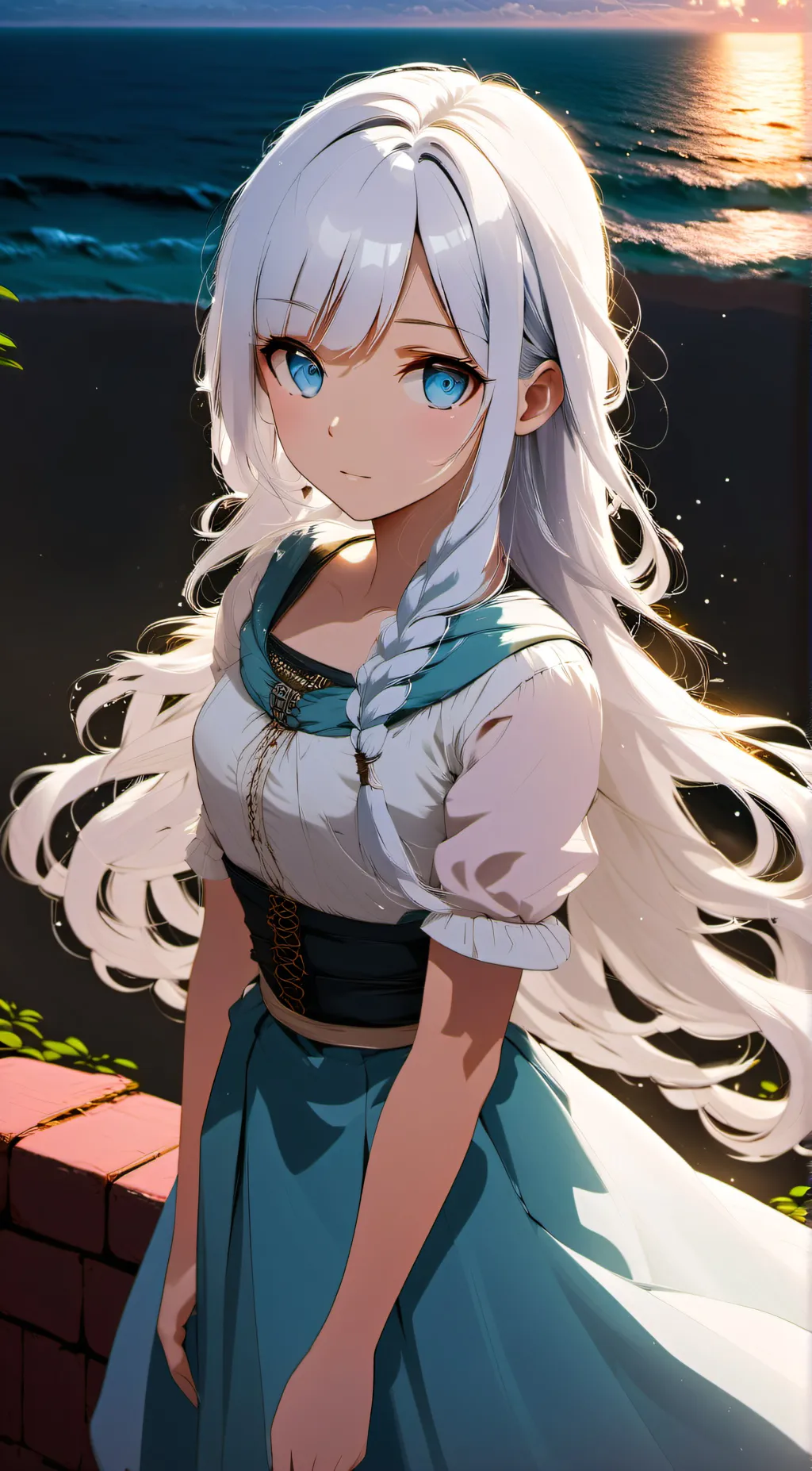 ai character: Luna background