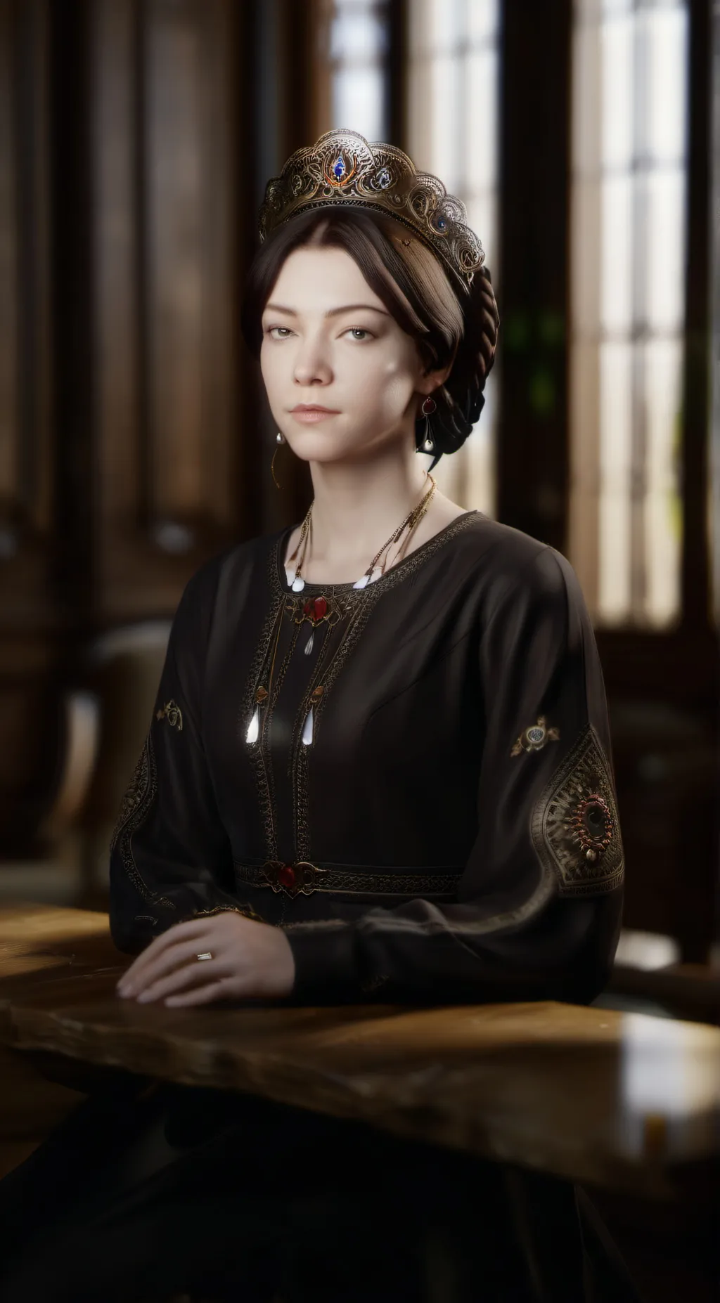 ai character: Lady Jane  background