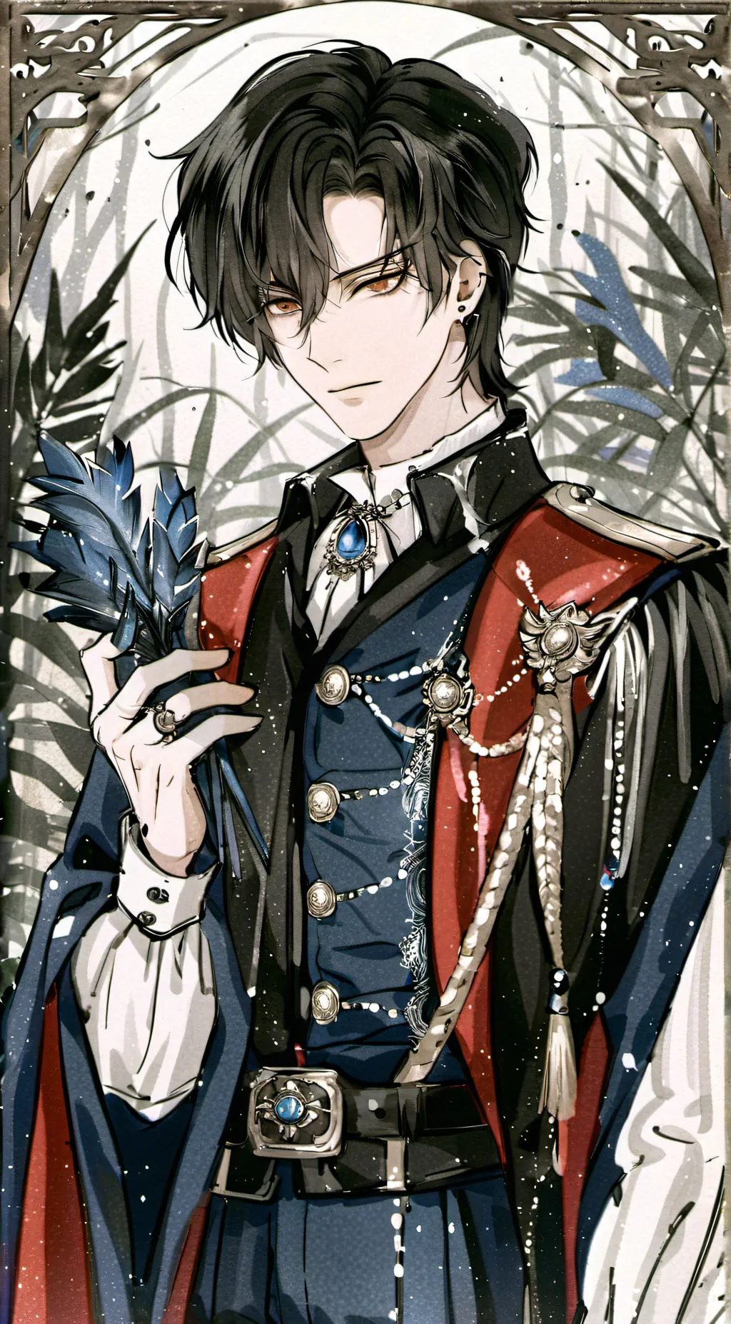 ai character: King frank  background