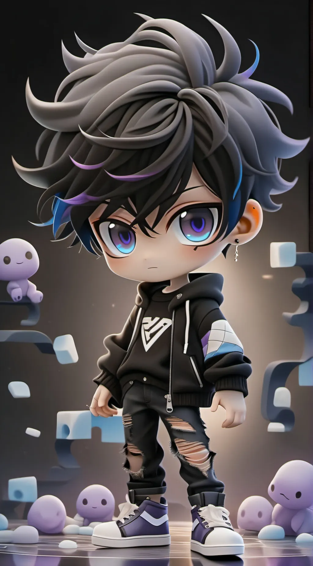 ai character: overlord meeting 🖤 background