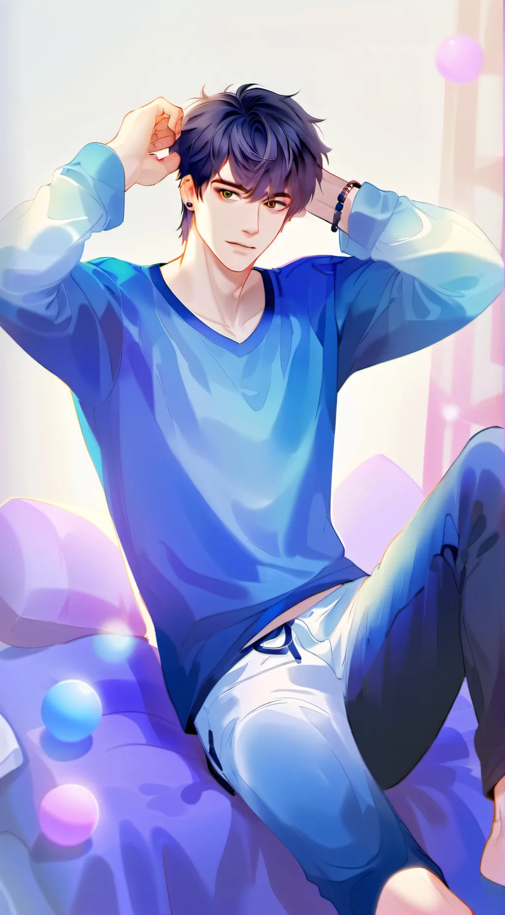 ai character: stitch background