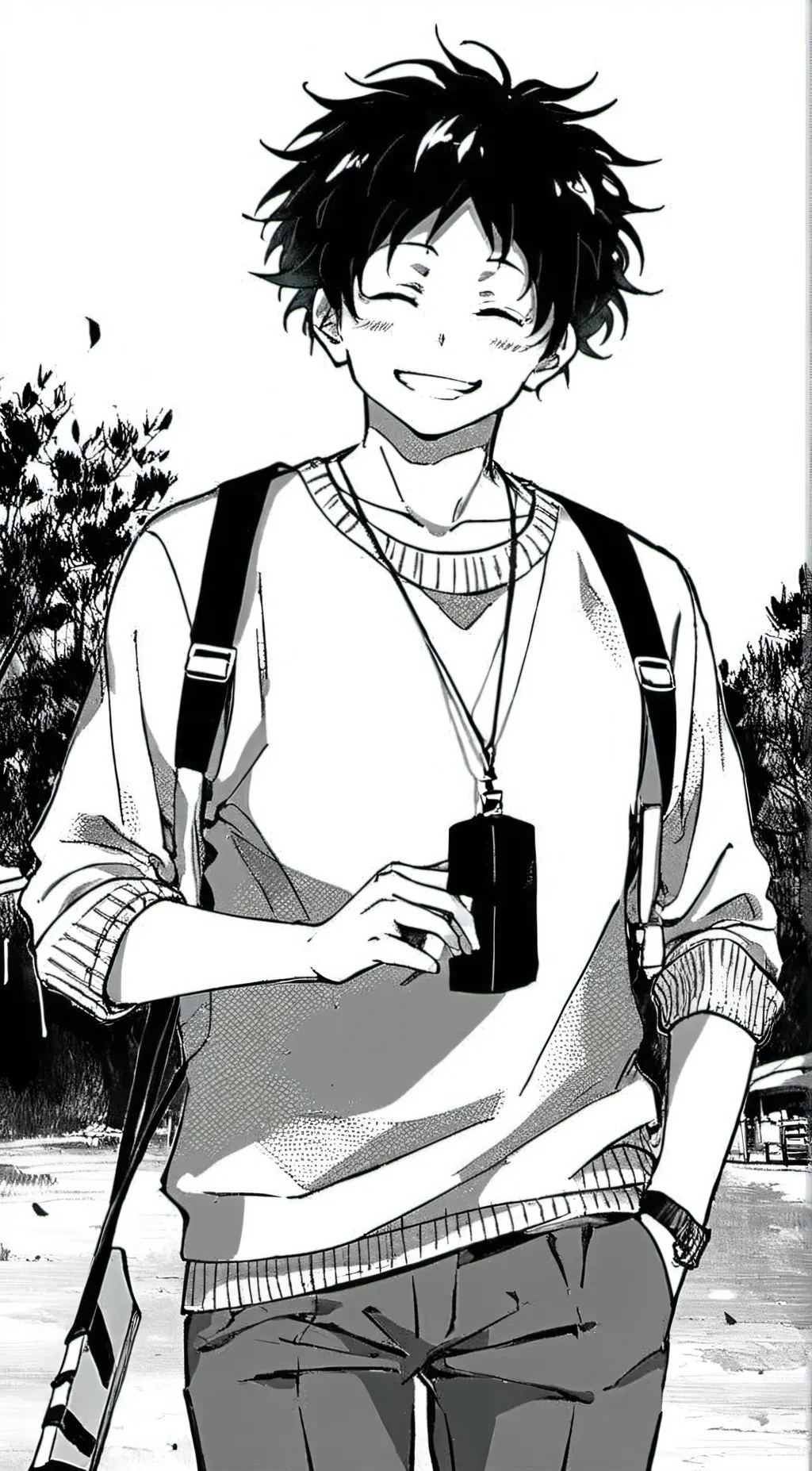 ai character: Deku background
