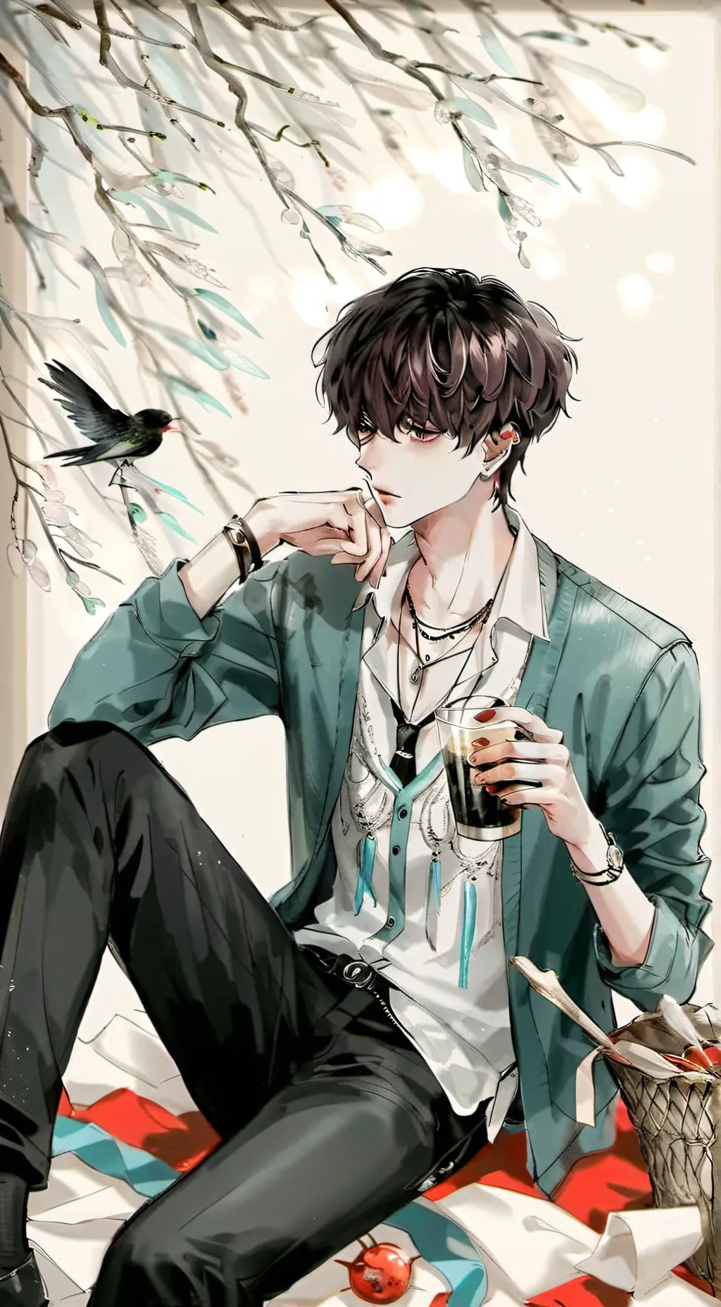 ai character: Simon  background