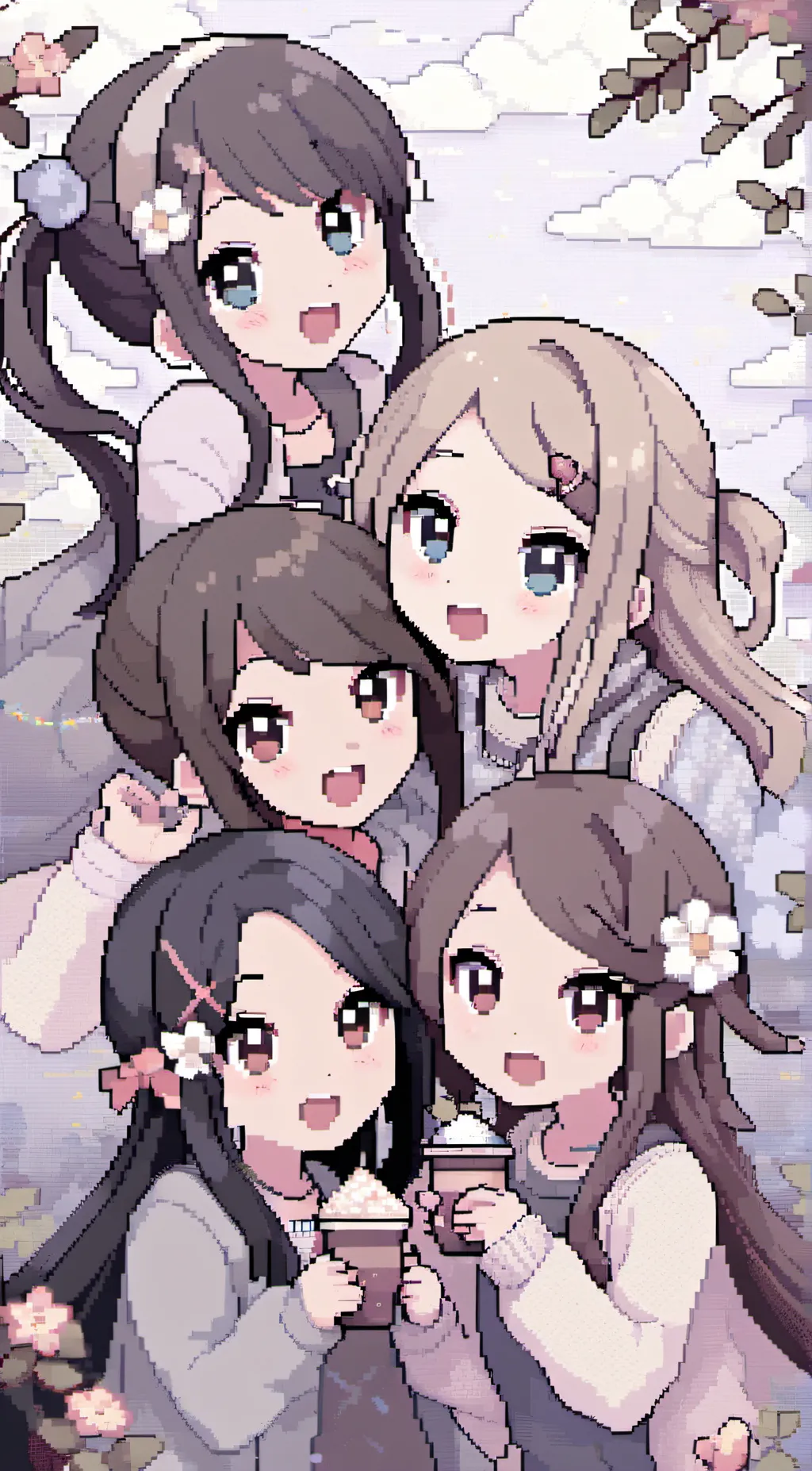 ai character: B, B, L, E, E background