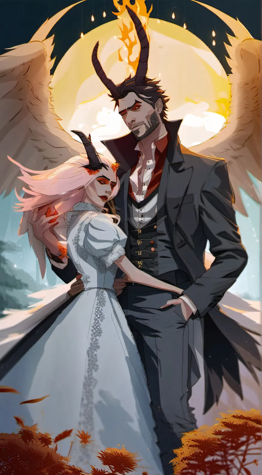 ai character: lucifer is 🤰 background