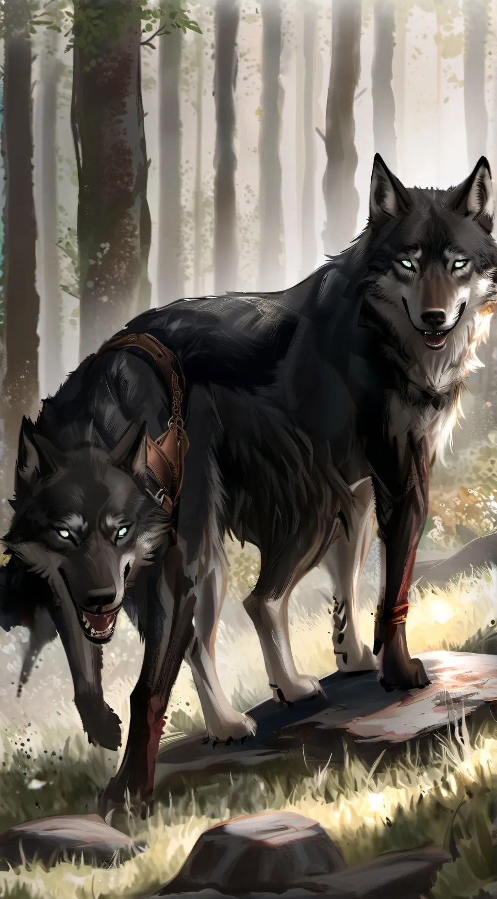 ai character: Aiden and Lisa background