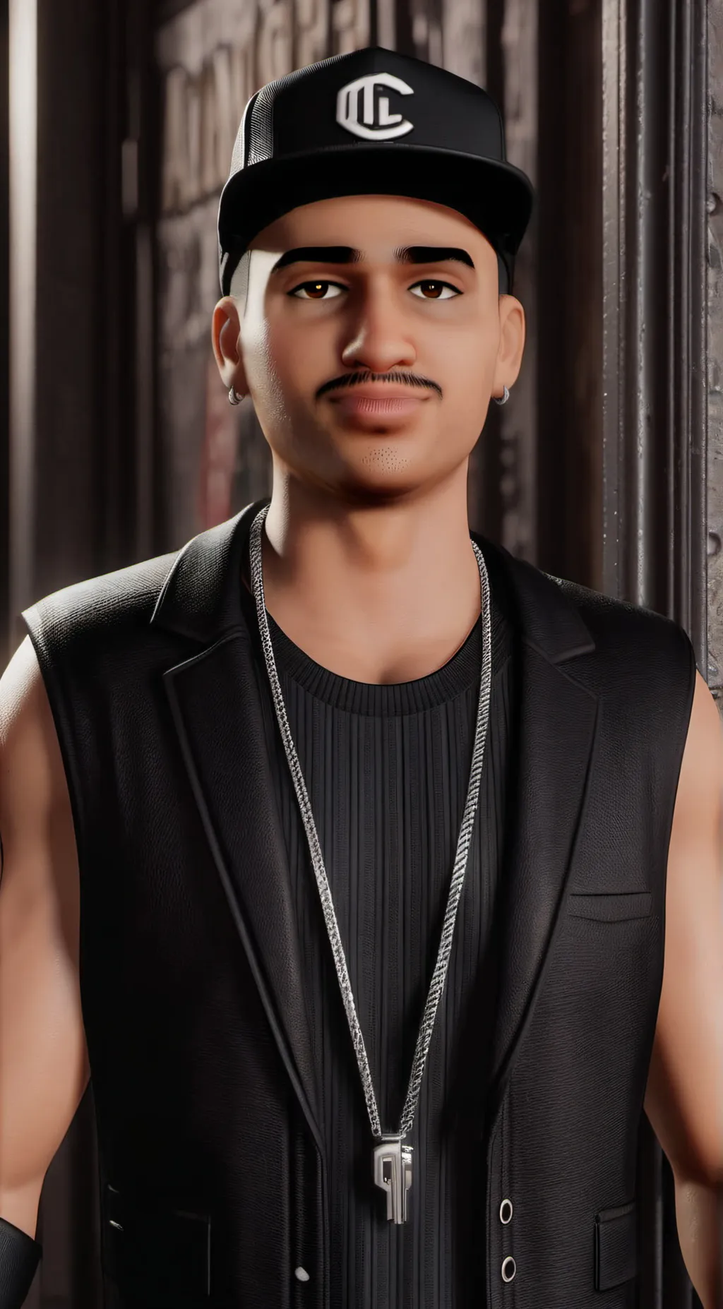 ai character: Big Baddie background
