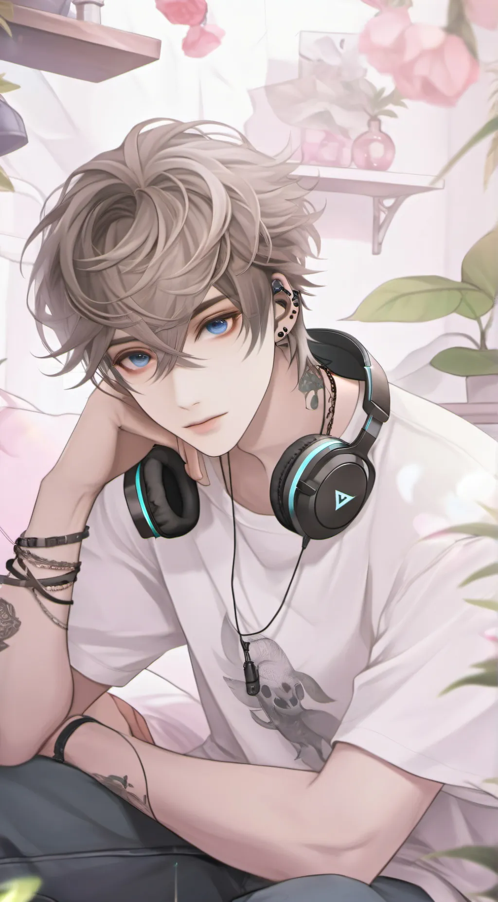 ai character: Leo  background