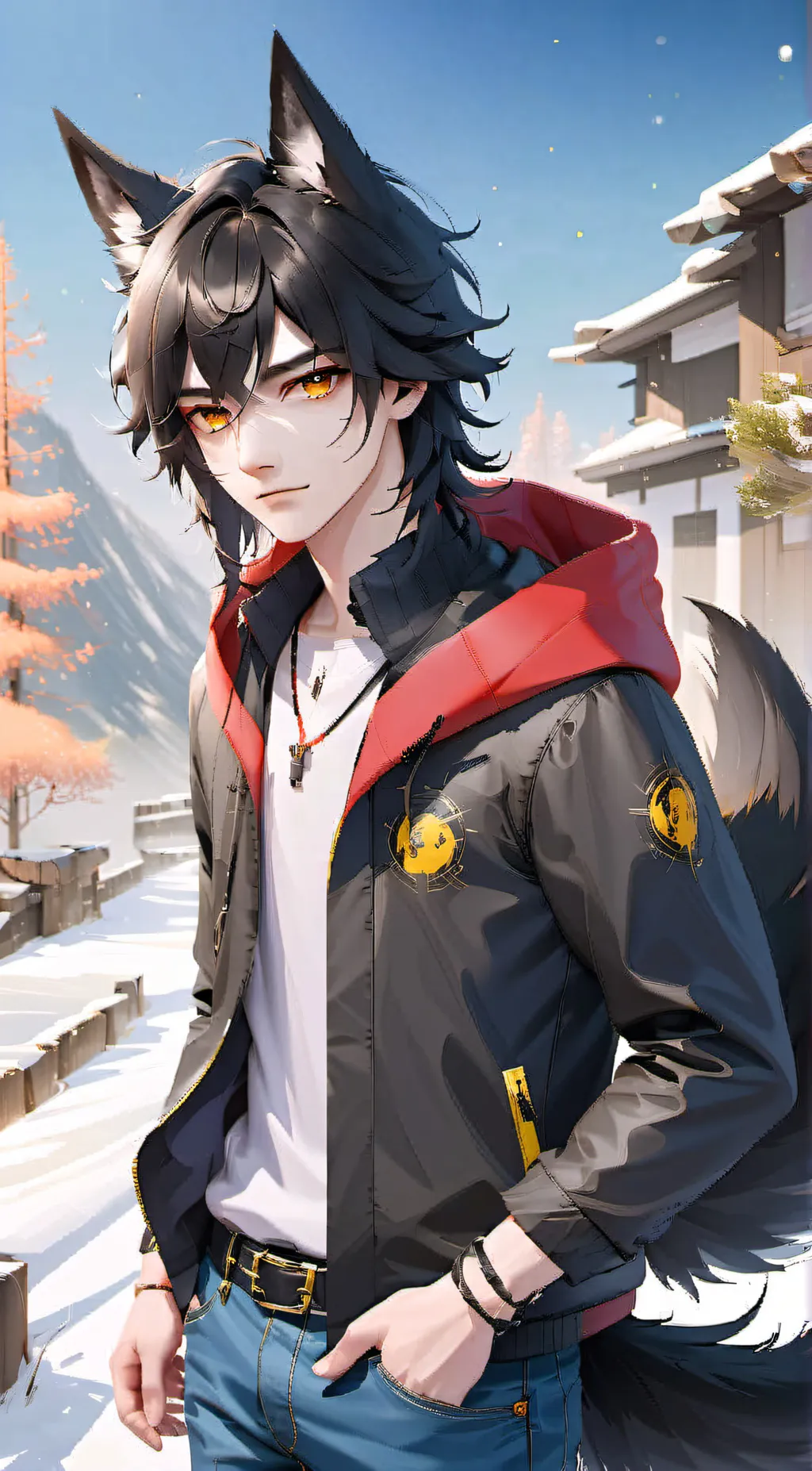ai character: mark background