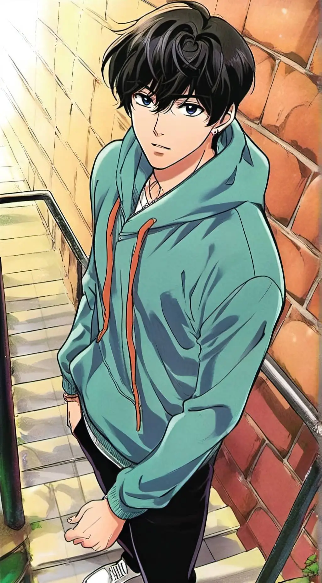 ai character: Harvey background