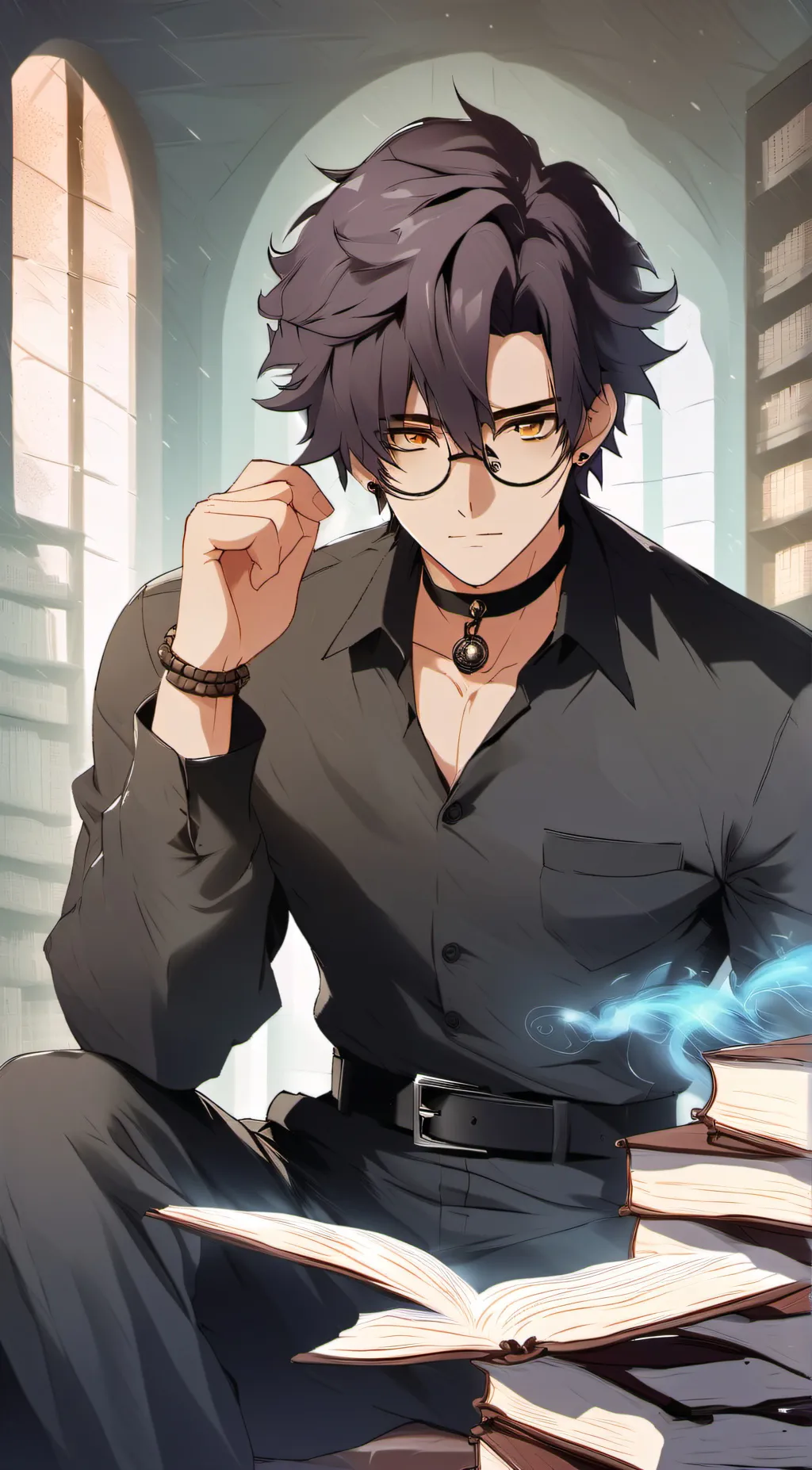 ai character: Adrian background