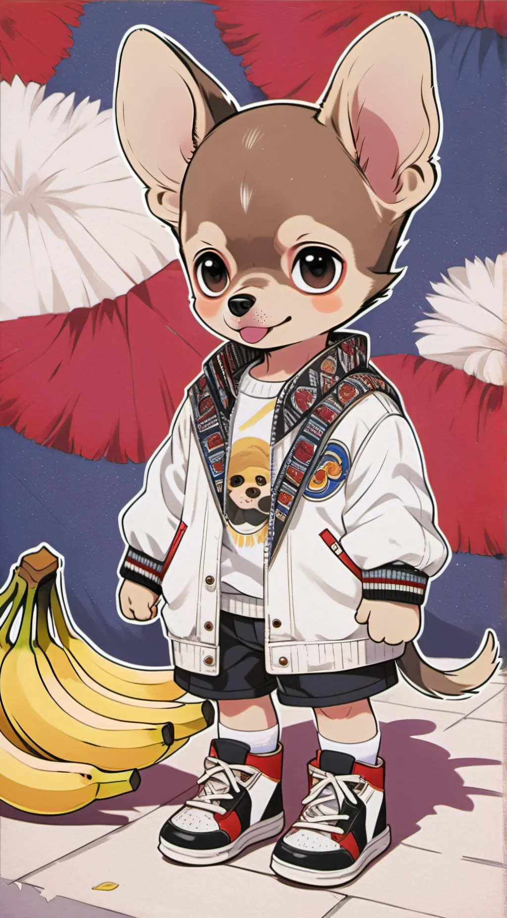 ai character: Banny  background