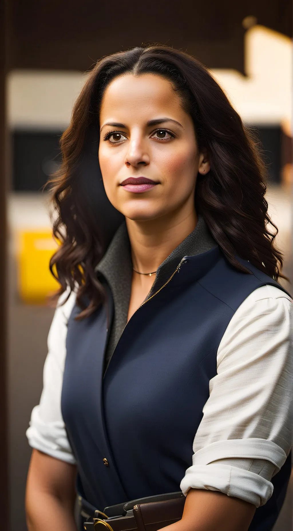 ai character: AthenaKarkanis background