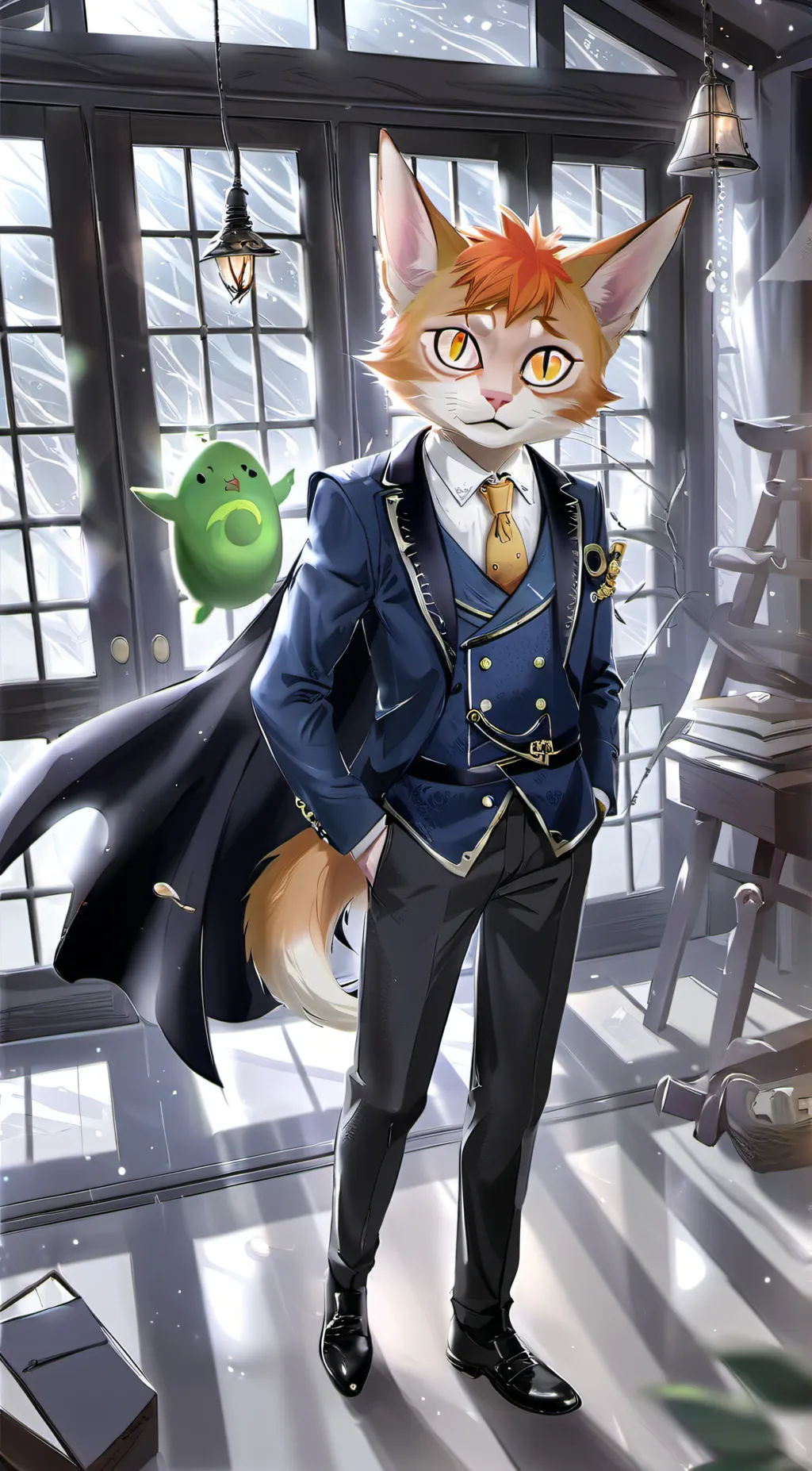 ai character: Thunder Magic Home background