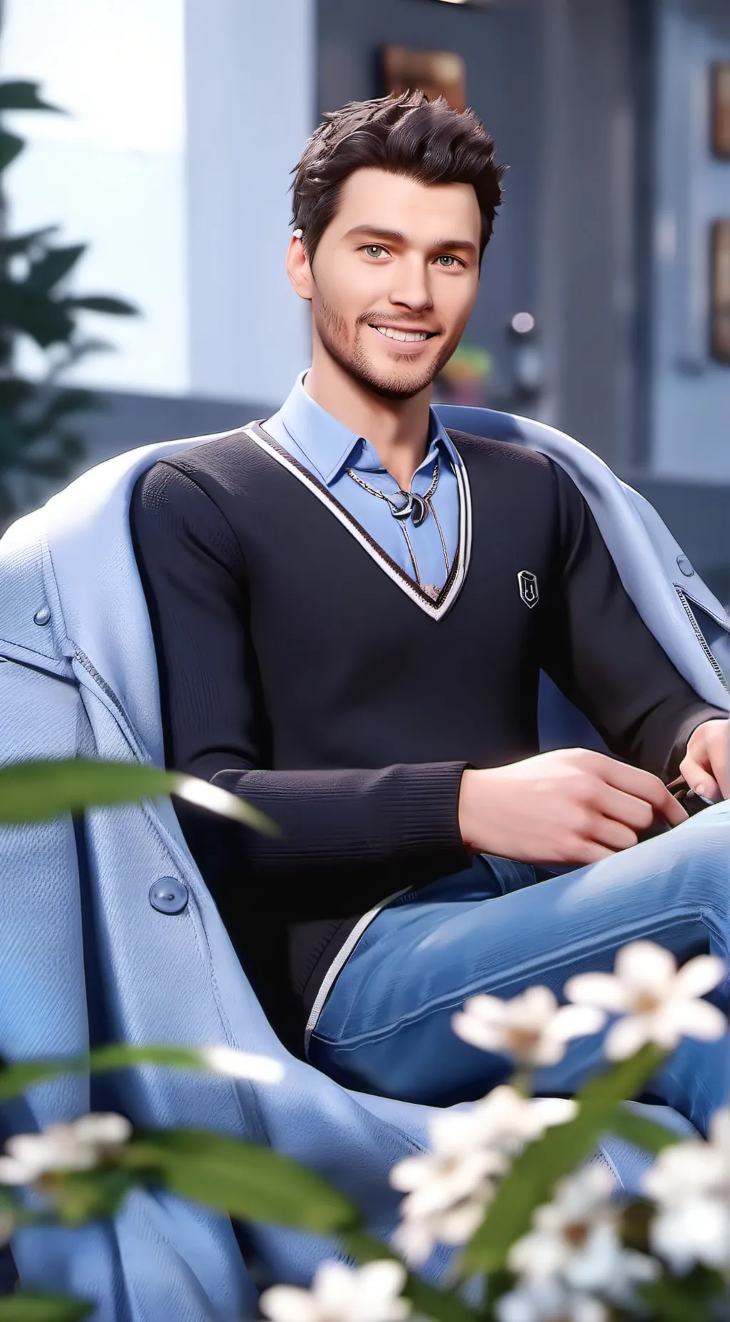 ai character: Lucas background