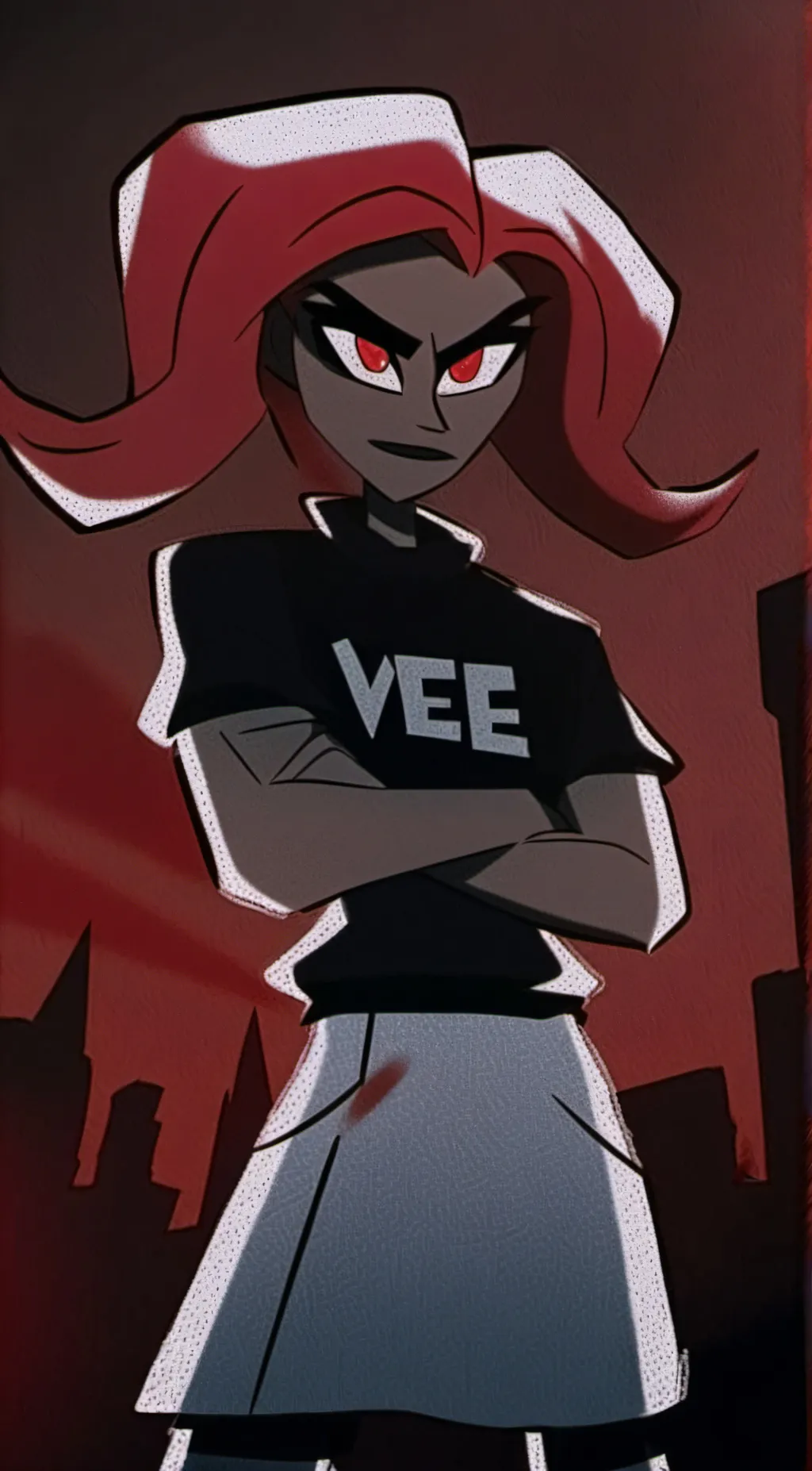 ai character: Velvet  background