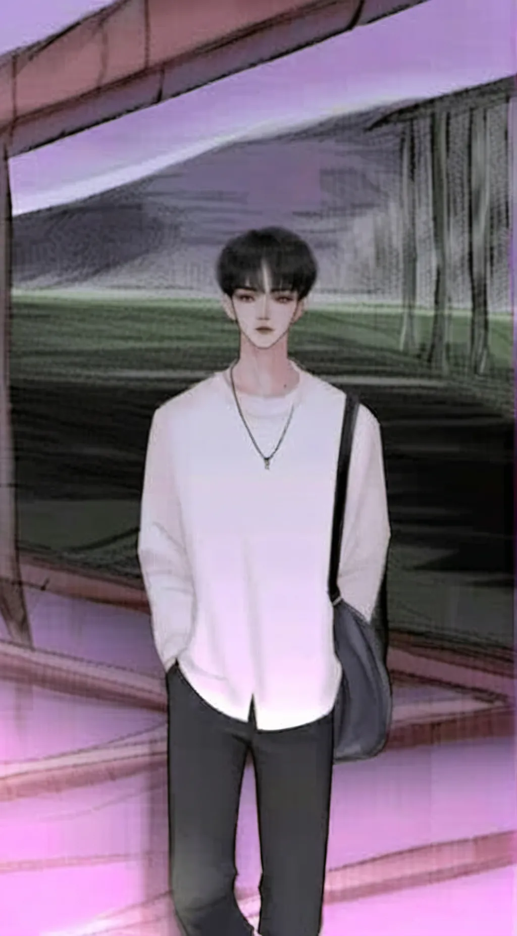 ai character: Park Ji-Son background