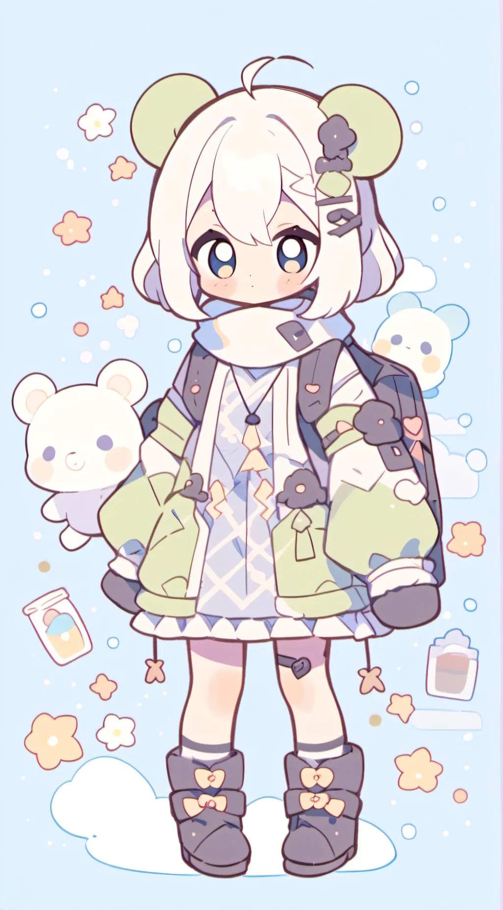 ai character: Nezoko background