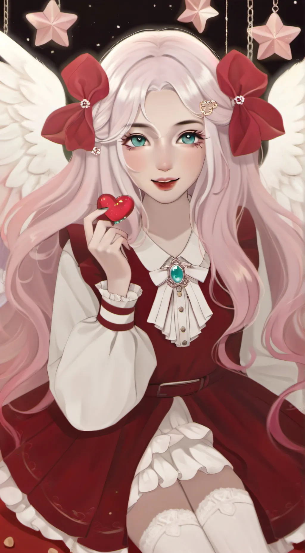 ai character: mochi💞🍡 background