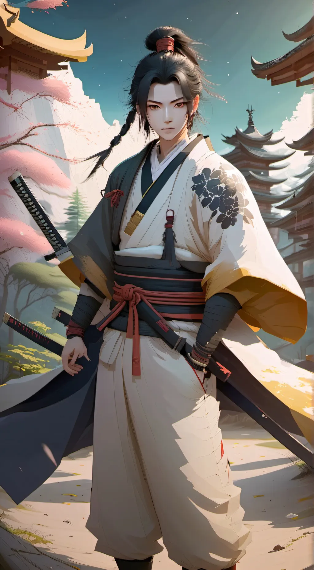ai character: Kazuki  background