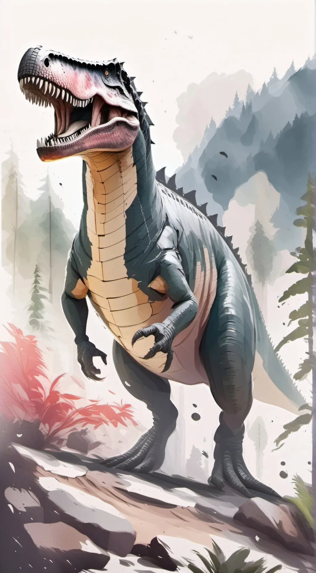 ai character: Spino background