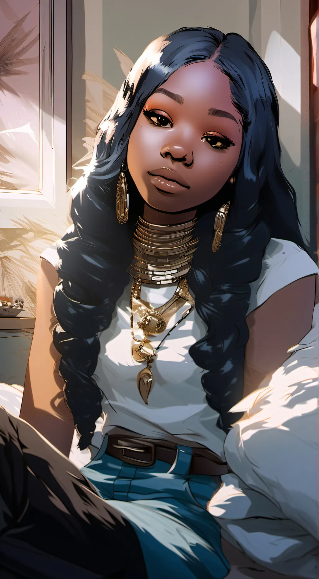 ai character: Trinaya Brooks background