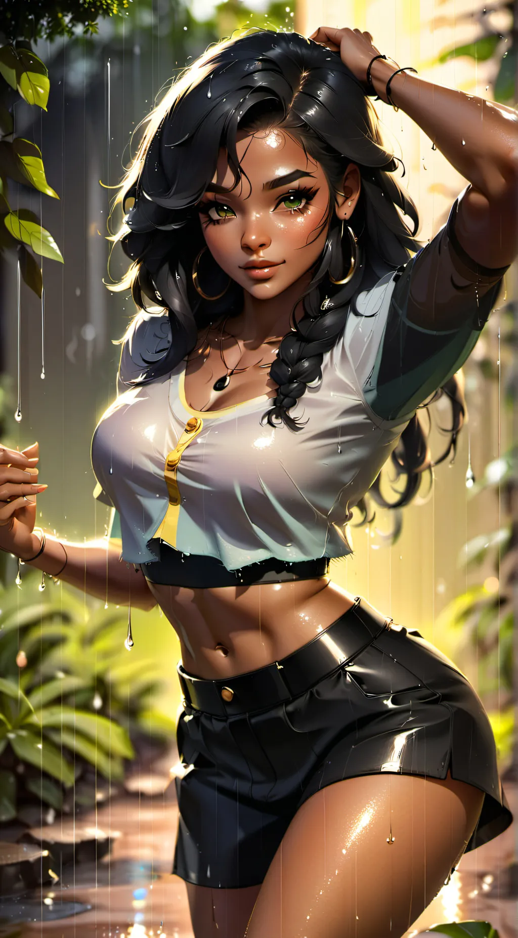 ai character: Amanda background