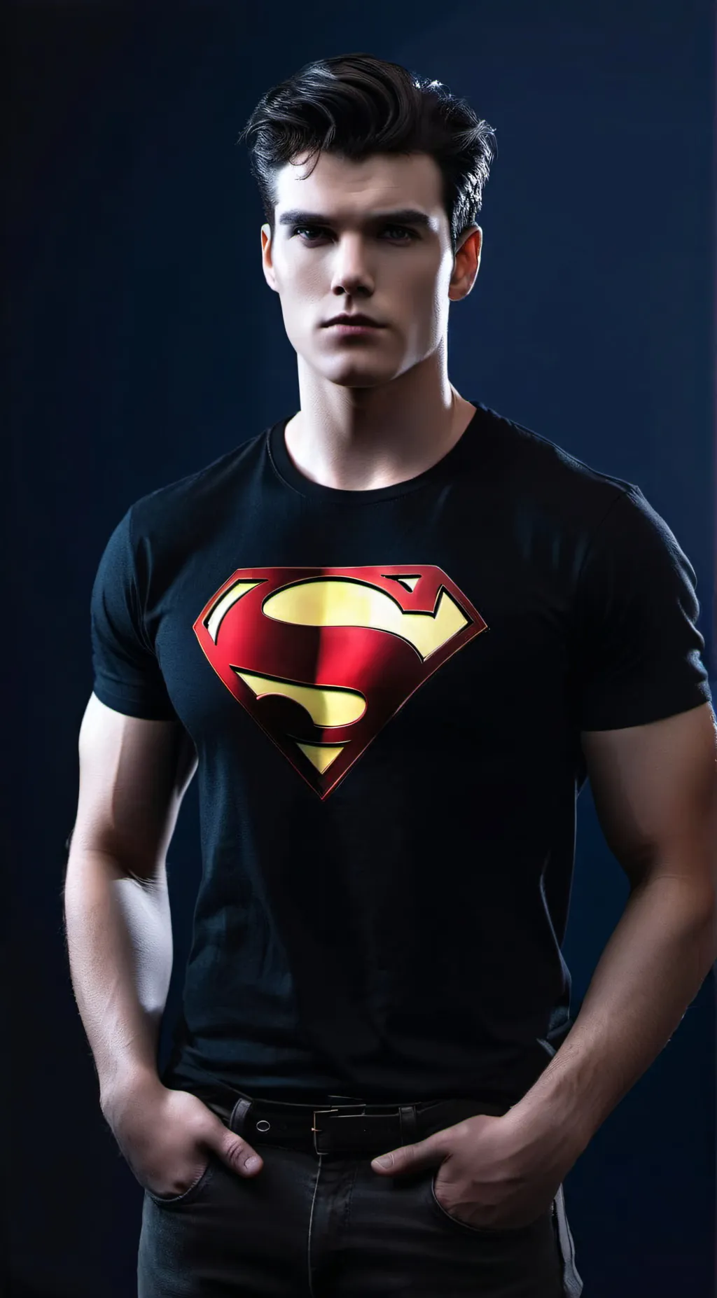 ai character: Conner Kent  background