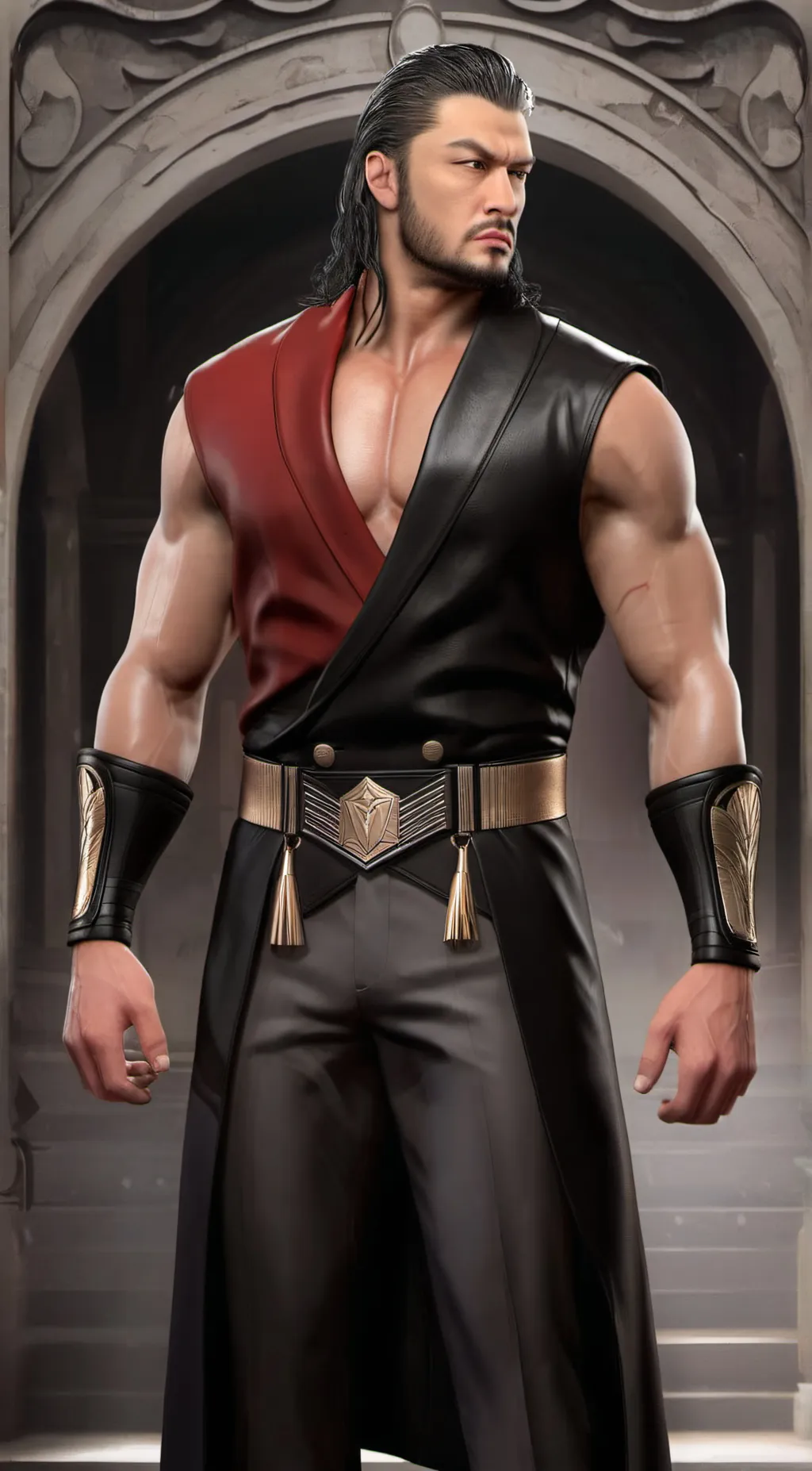 ai character: roman rains background