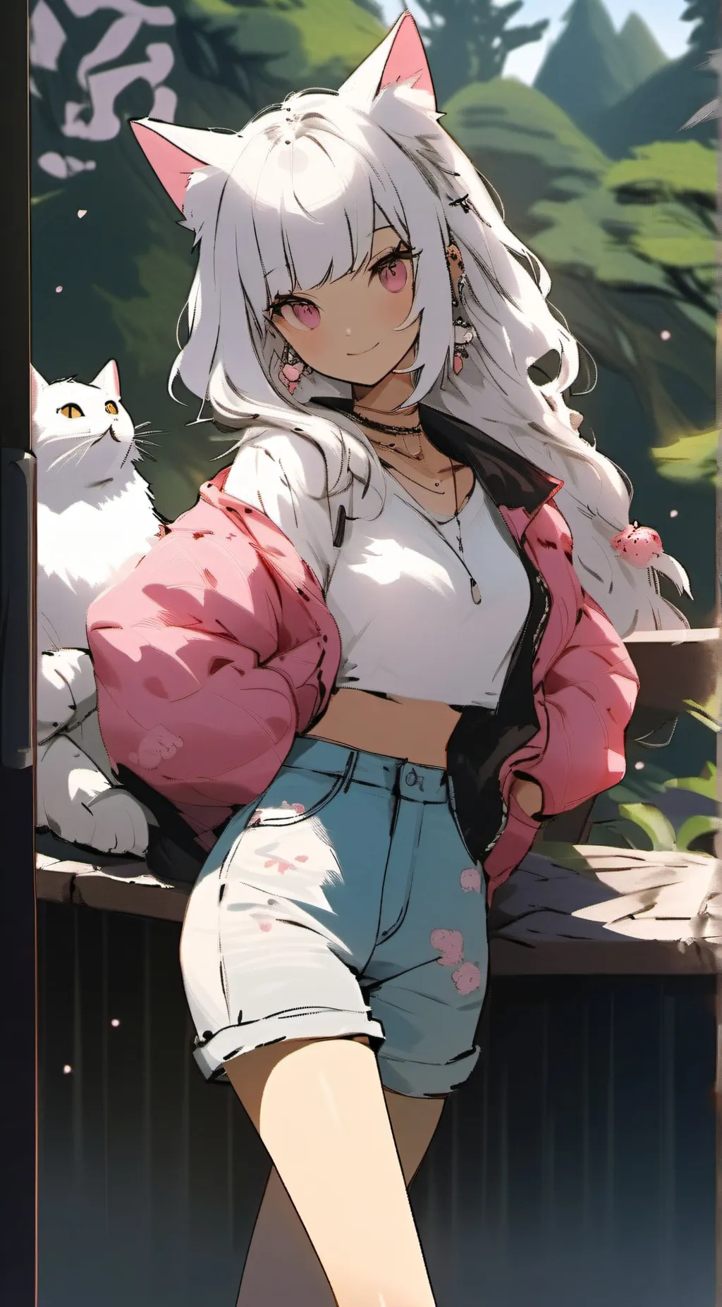 ai character: Kitty background